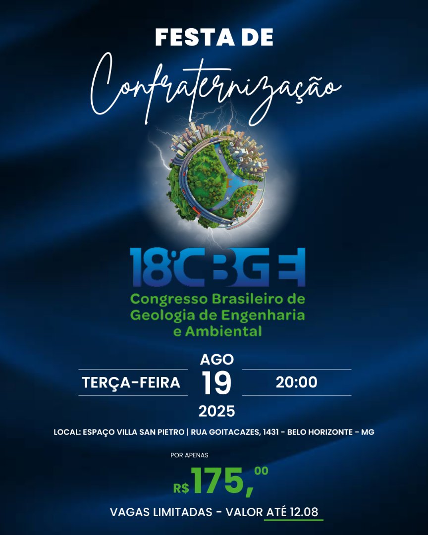 Capa da notícia Festa de confraternização do 18º CBGE 